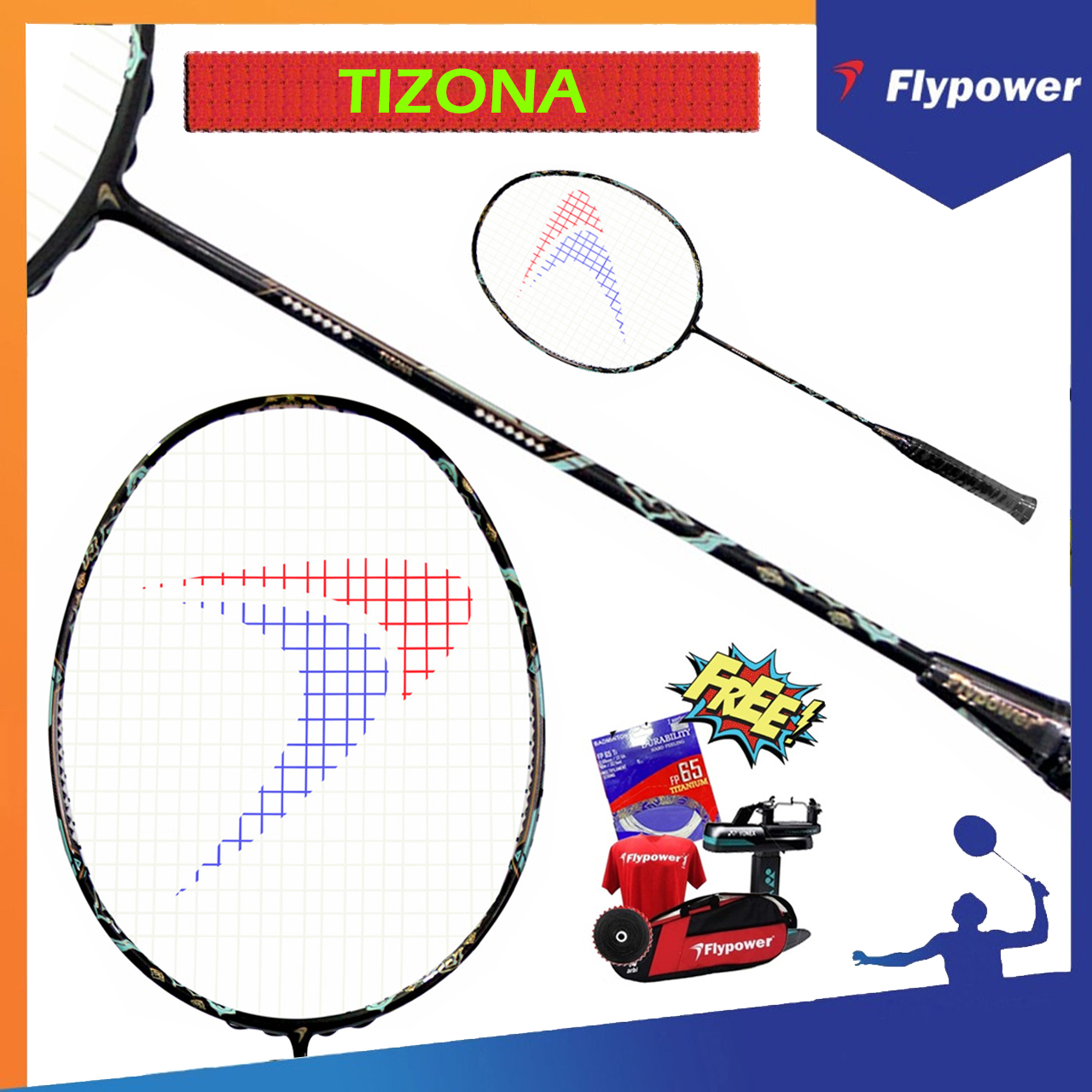 ラケット Flypower TIZONA FLYPOWER TIZONA（インドネシア産バドミントンラケット） – Flypower