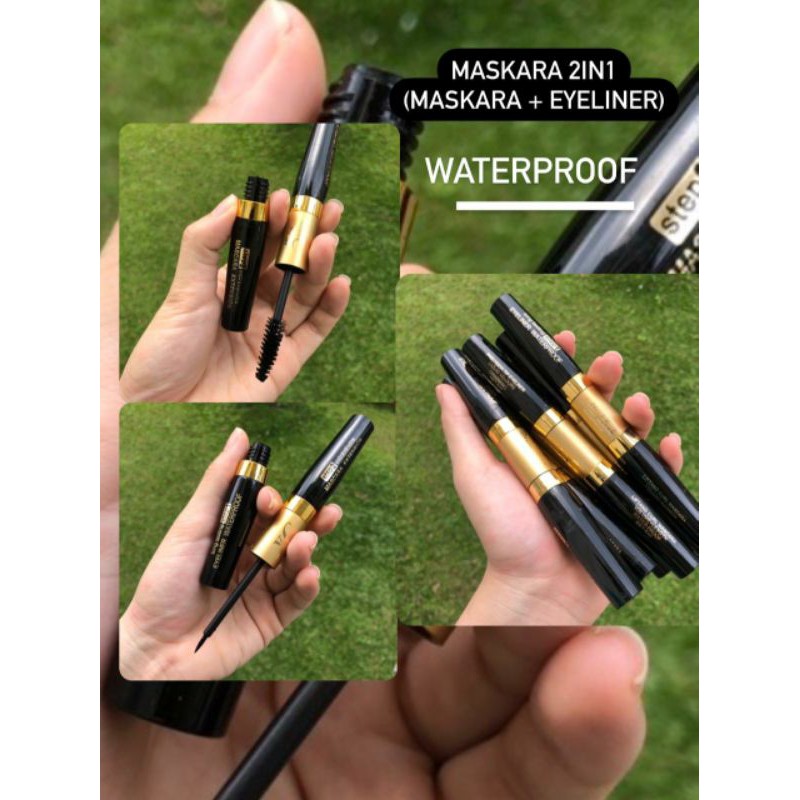 Extra volume maskara dan eyeliner 2in1 Lazada Indonesia