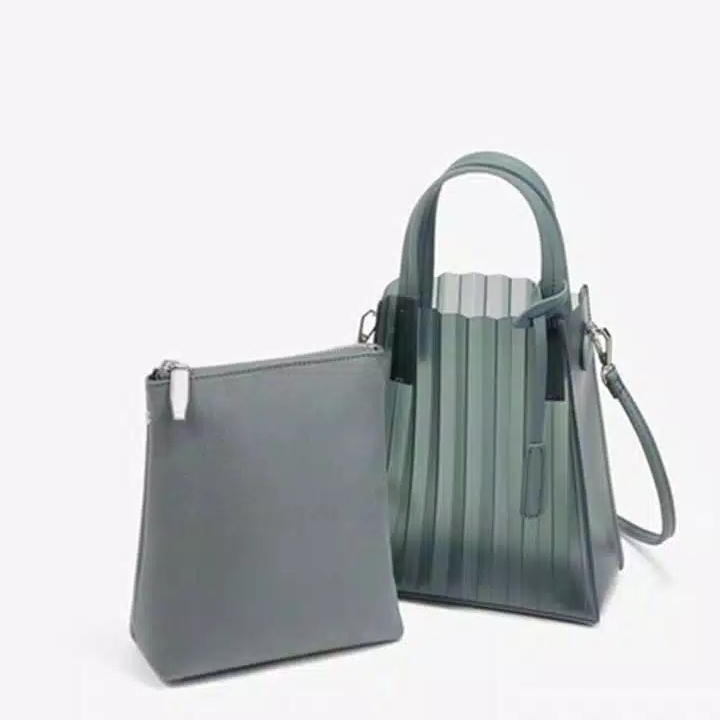 Tas tote bag 2in1 Set Translucent Tote Bag
