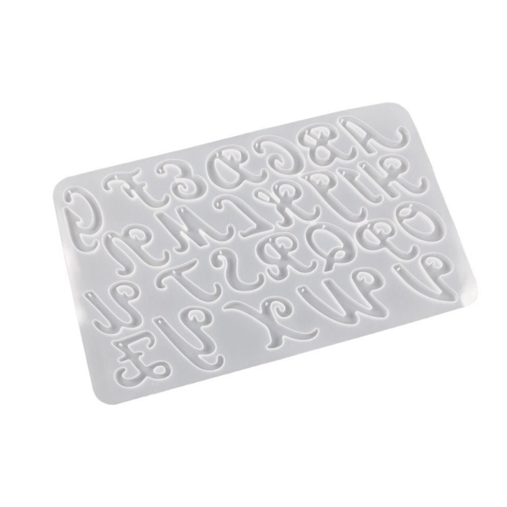 Fogun Silicone Alphabet Resin Molds Kit,Fancy Letter and Ornament Molds  Epoxy Resin Casting Molds Resin Keychain Making Set