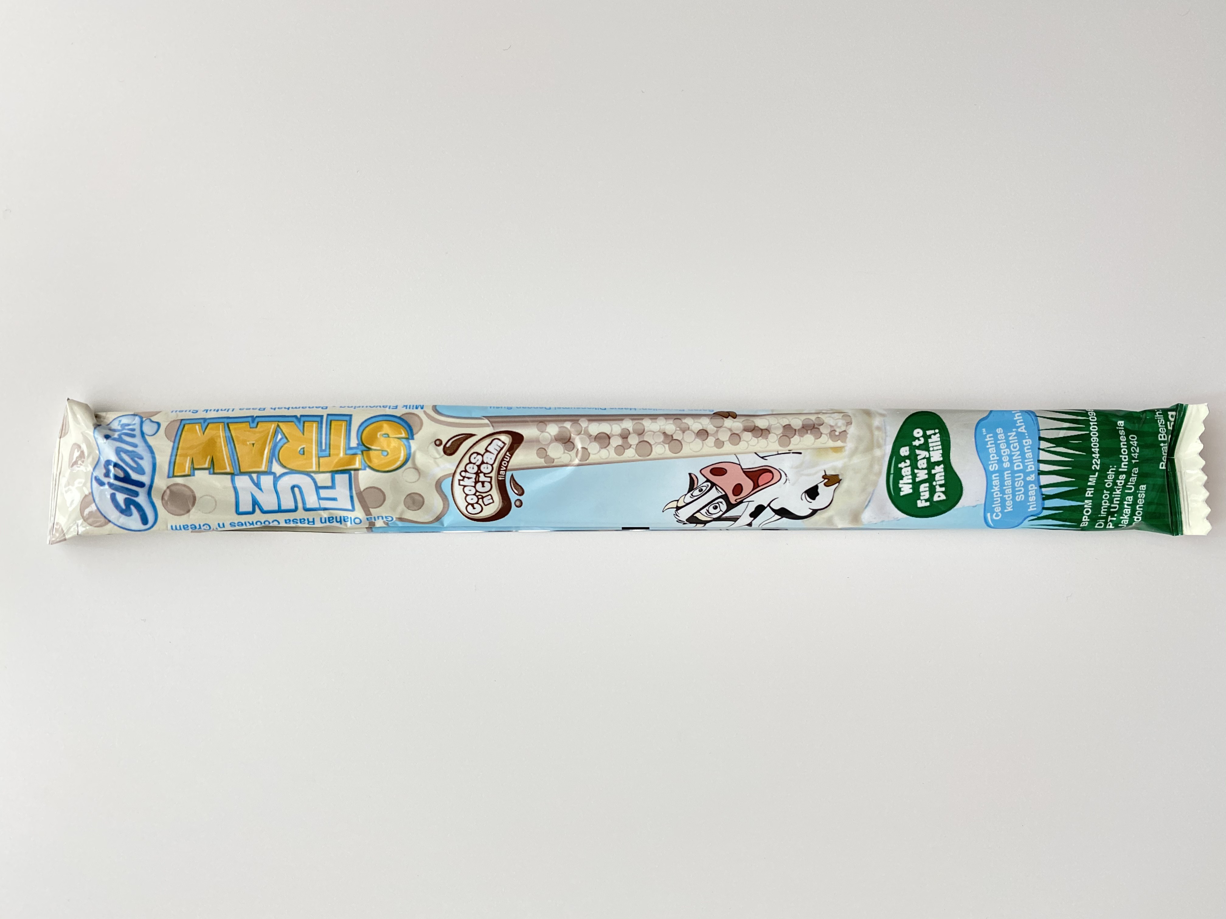 Sipahh Fun Straw Pack 1's (Cookies & Cream) Lazada Indonesia