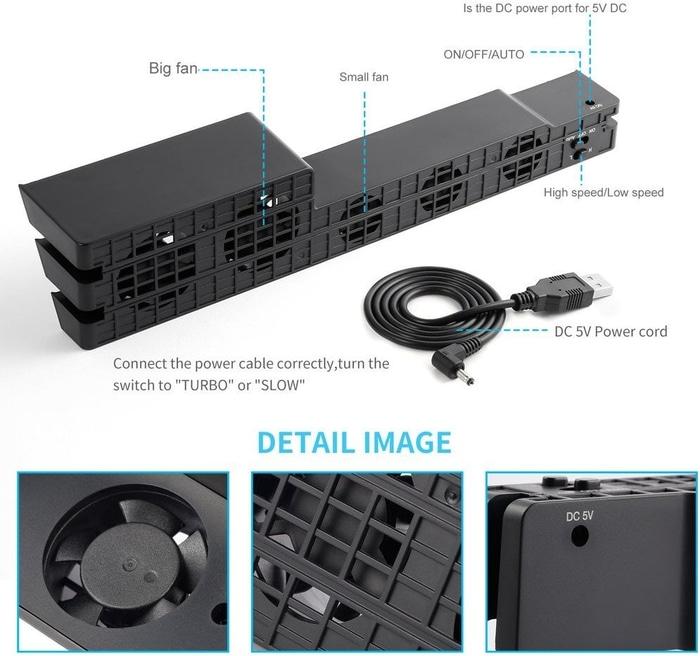 TERLARIS!! PS4 PRO INTELLIGENT COOLING FAN FOR PS4 PRO ORIGINAL DOBE DISKON!!