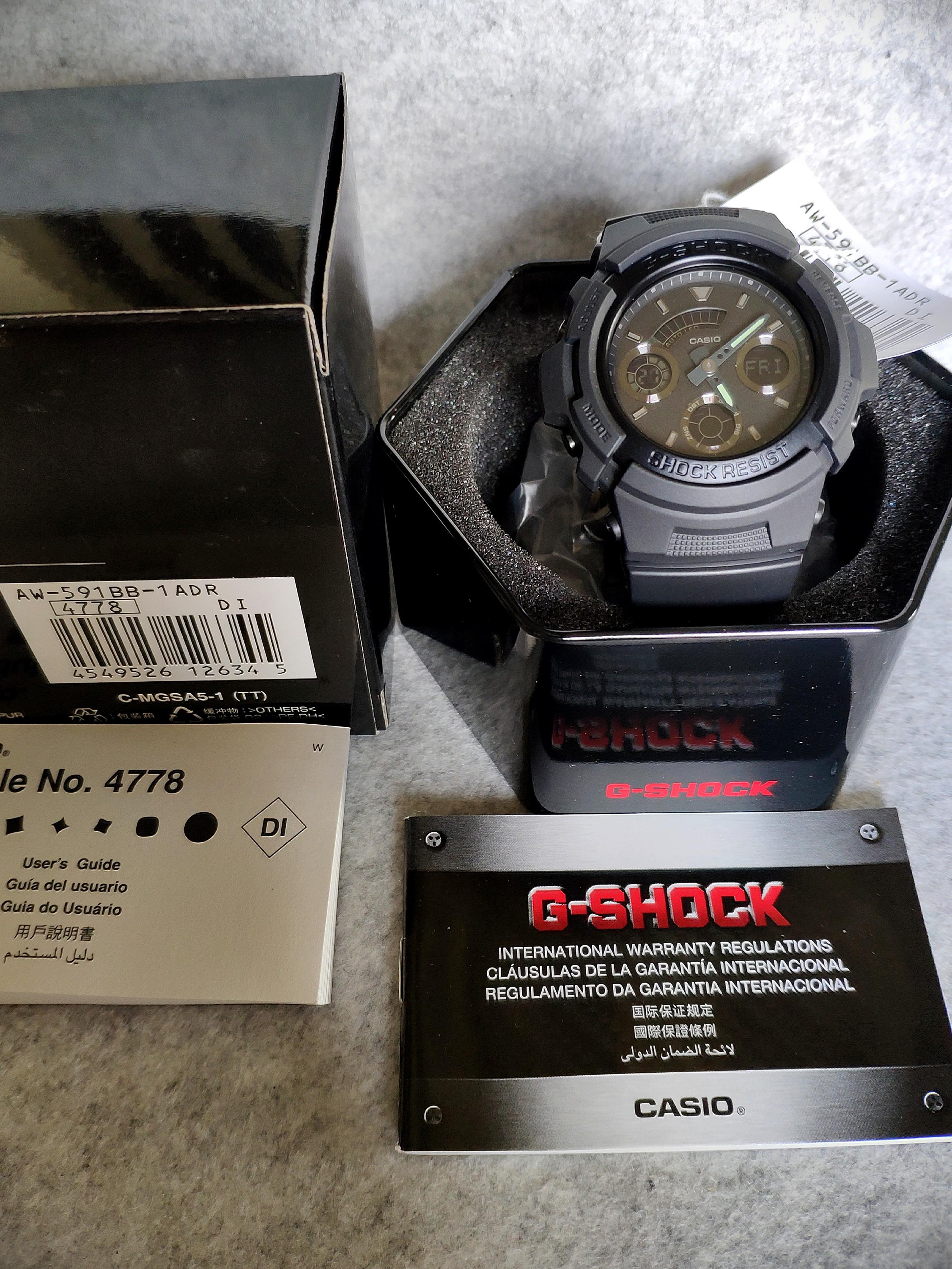 Jam Tangan CASIO G-SHOCK AW 591BB 1ADR Full Black ORIGINAL Garansi GAP |  Lazada Indonesia