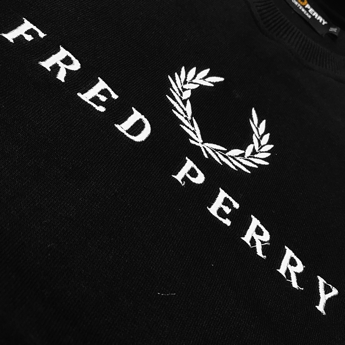 JAKET SWEATER CREWNECK FRED PERRY 