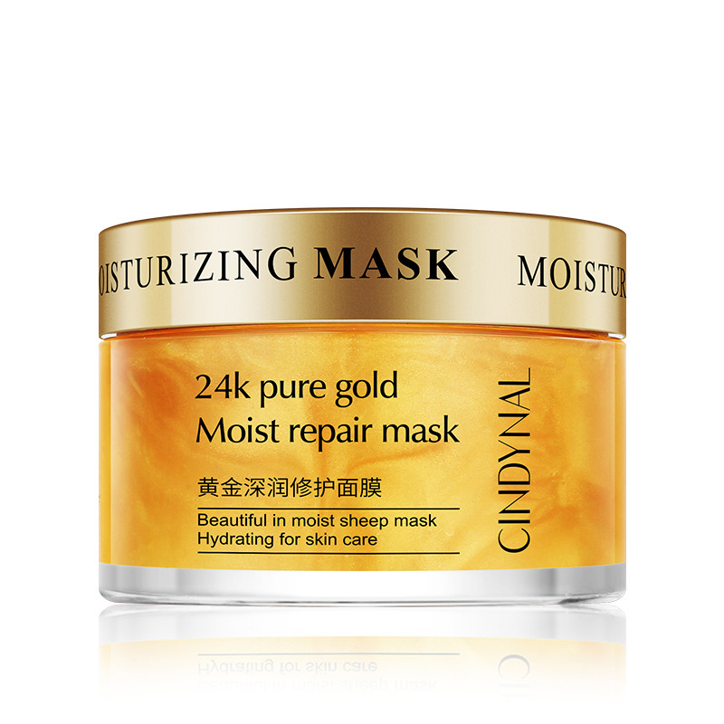 CINDYNAL 24k Pure Gold Moist Repair Mask Sleeping Mask Serum Night