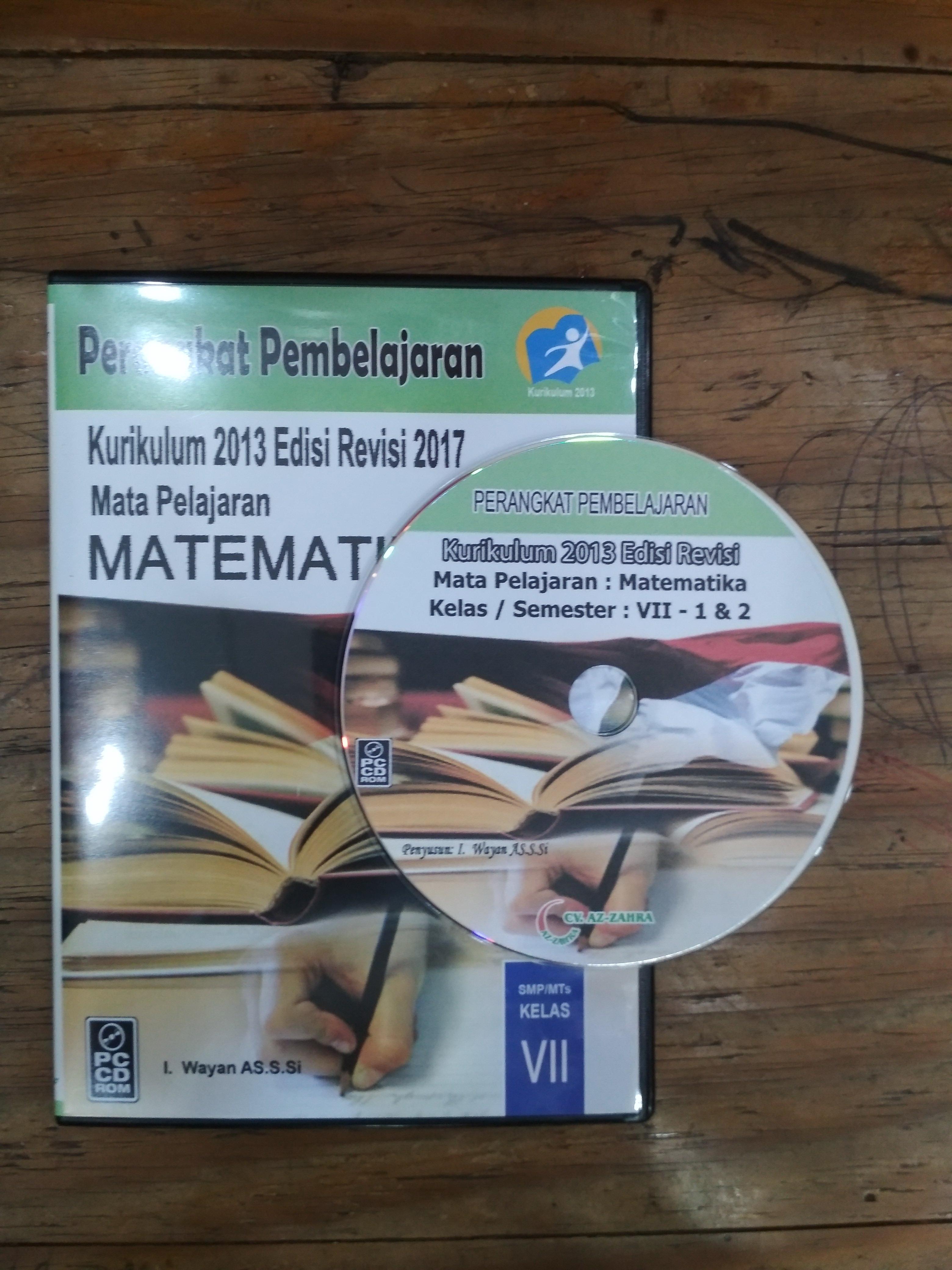 perangkat pembelajaran CD RPP matematika Kelas 7 Kurikulum 2013 Revisi Terbaru