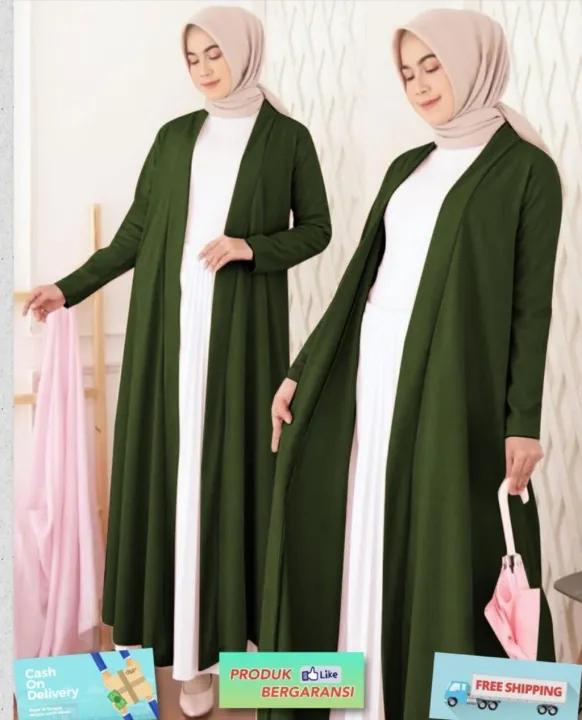 baju long cardigan