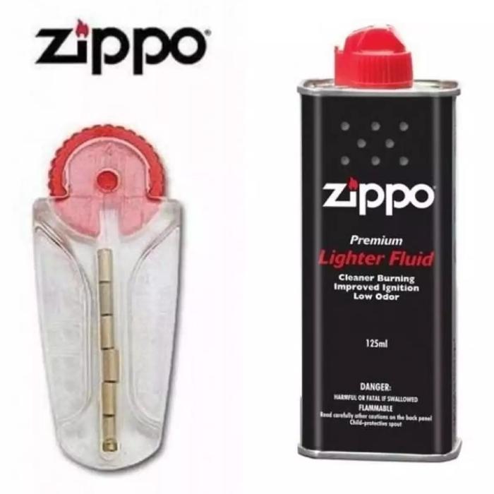 batu + minyak zippo