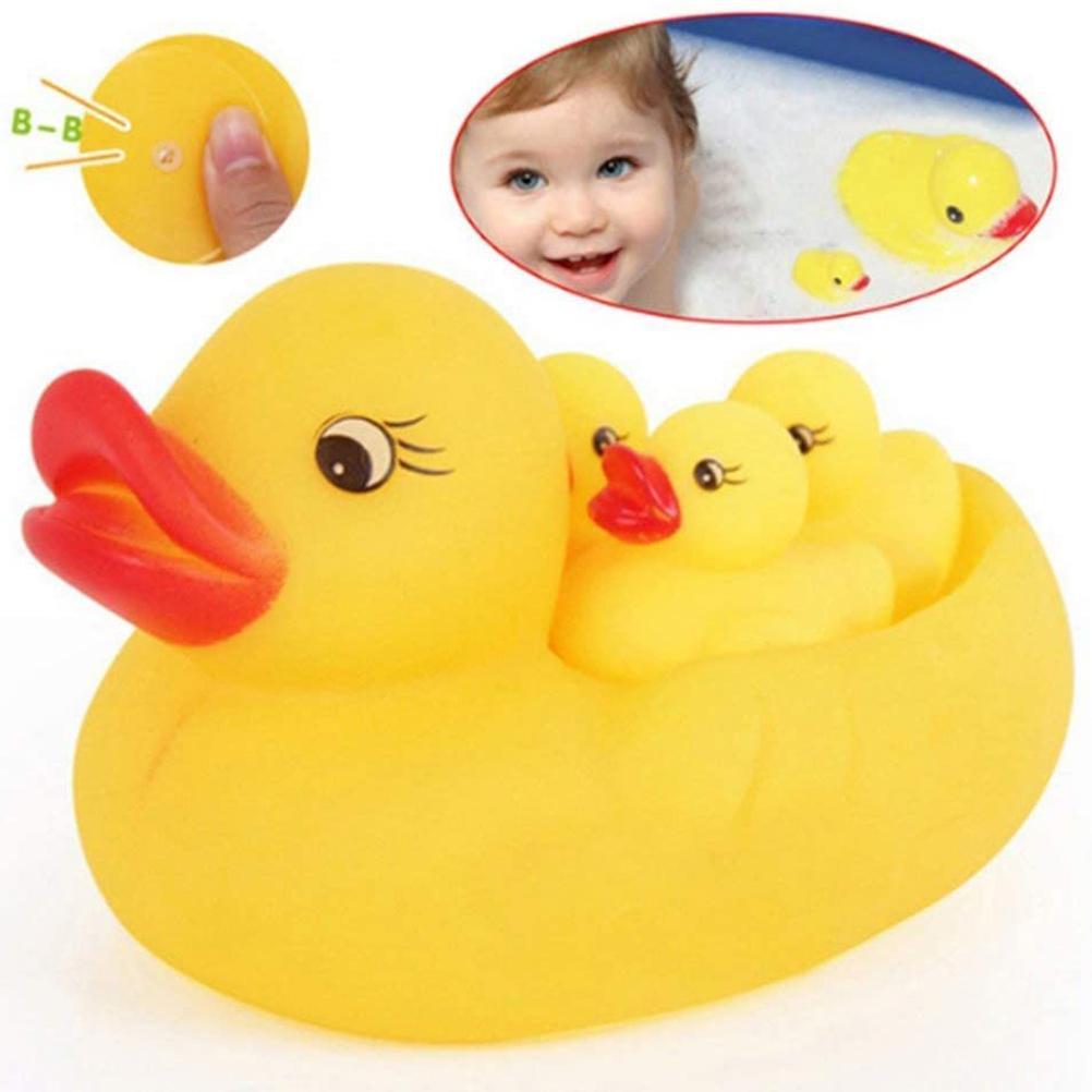 Rubber Duck Bath Toys Mini Ducks Bulk For Kids Baby Shower Decorations Birthday Party Favors Gift Classroom Summer Beach Pool Activity Carnival Game