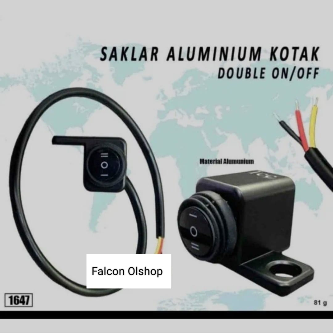 SAKLAR TOMBOL ON OFF BESI DOMINO BULAT SAKLAR SPION SWITCH ON OFF LAMPU ...