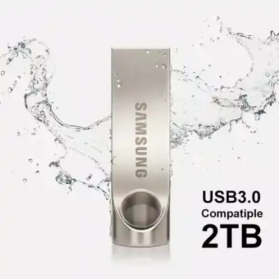 2TB64GB SAMSUNG USB 3.1 USB Flash Drive 200MB/s Metal Pen Drive + Gratis USB OTG Micro