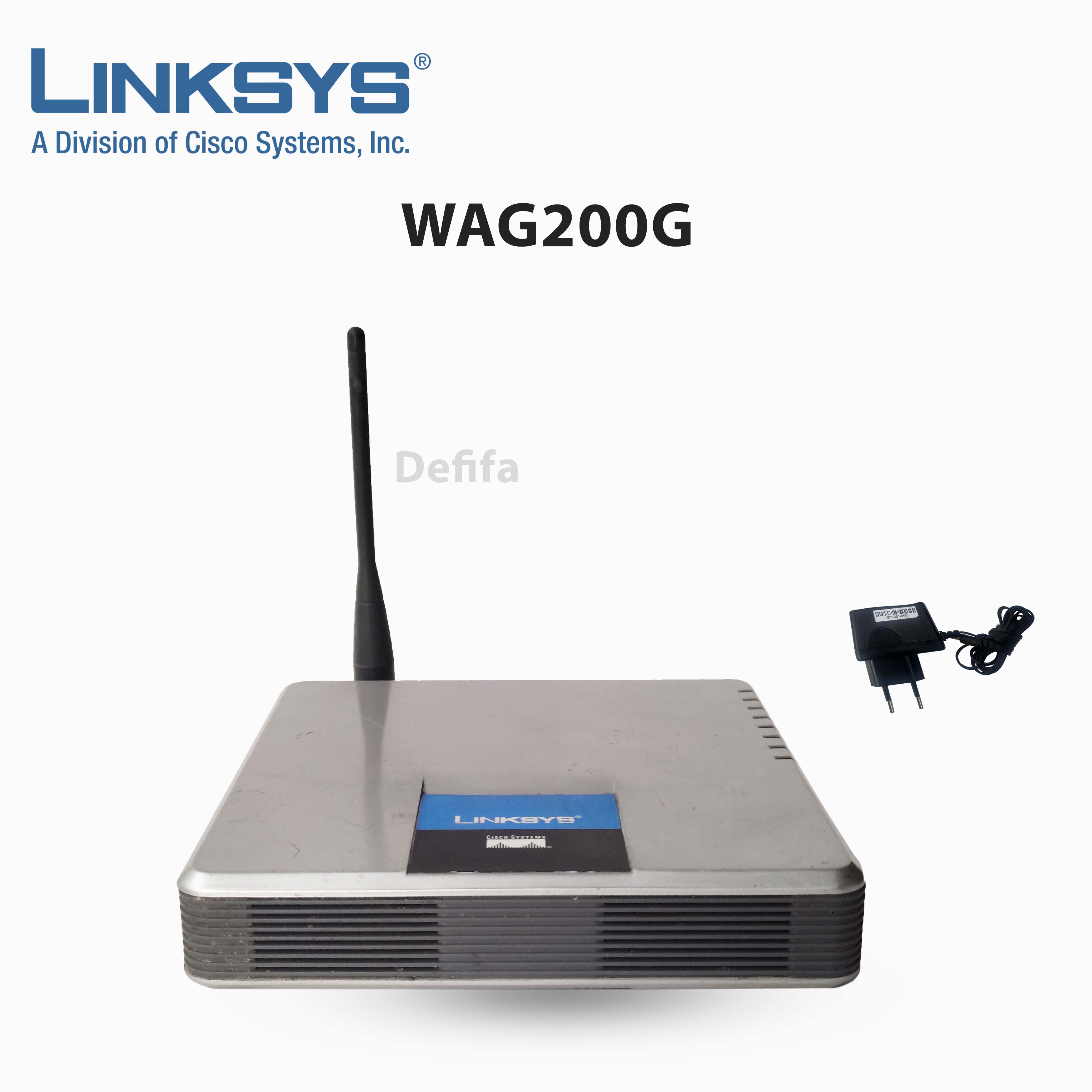 output Laughter toothache Router Cisco Linksys WAG200G Wireless-G ADSL WIFI Home Gateway | Lazada  Indonesia