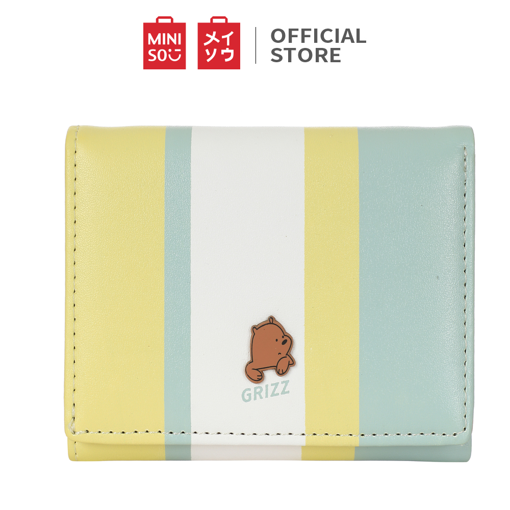 Miniso Dompet Wanita Kecil Lipat We Bare Bears Tas Mini Pendek Tempat Kartu Dan Uang Koin Wallet Anak Perempuan Remaja Cewek Zipper Resleting Kulit Pu Sintetis Terbaru 2020 Import Lucu Karakter Motif