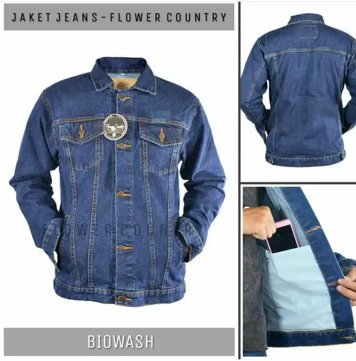 jaket jeans big size
