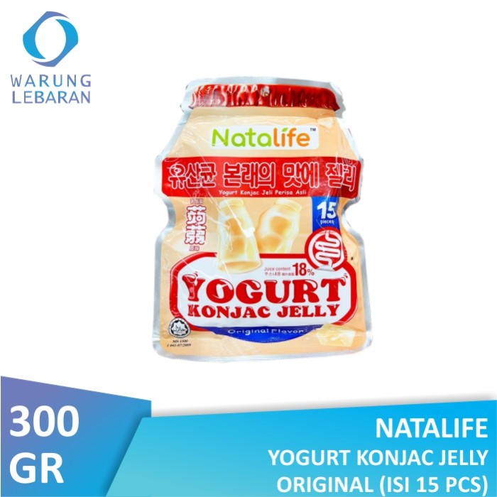 Natalife Yogurt Konjac Jelly Original (Isi 15 Pcs) 300gr Lazada Indonesia