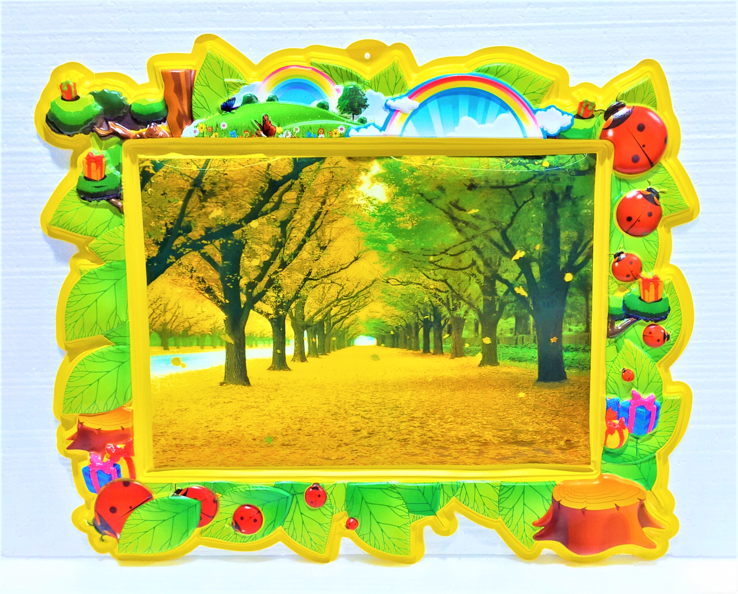 Hiasan Dinding Lukisan 5 Dimensi + Bingkai Karakter Mewah Uk. 45*50 Cm