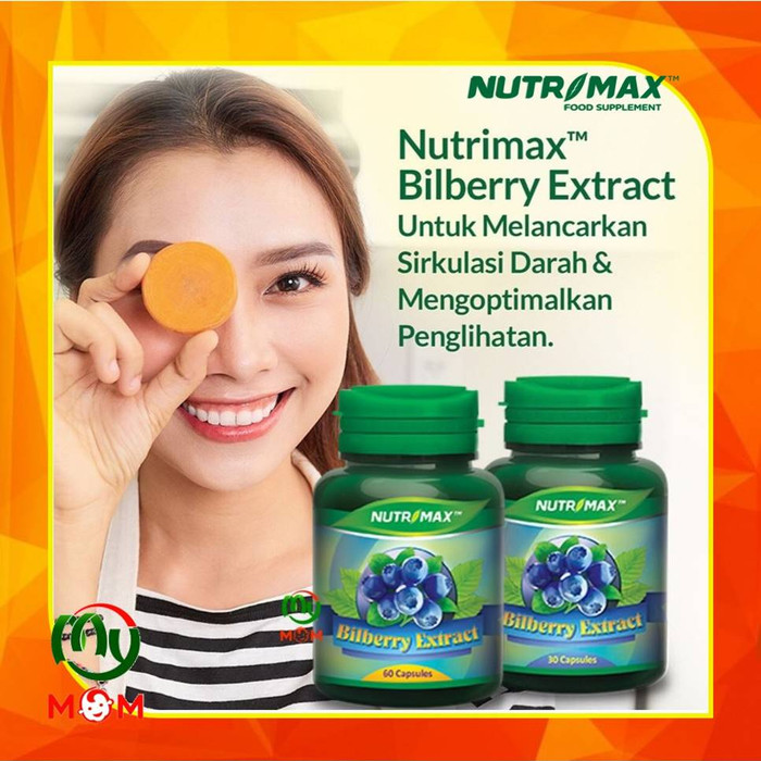 Bpom Nutrimax Bilberry Extract 30S / Vitamin Mata / Vitamin Katarak