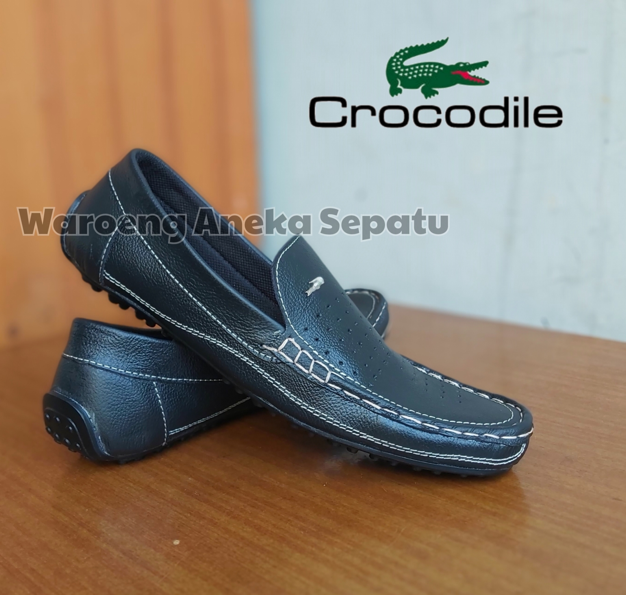 Sepatu crocodile slip online on