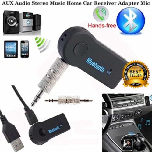 Wireless Bluetooth Receiver 3.5mm AUX Audio Stereo Music Home Car Adapter TO