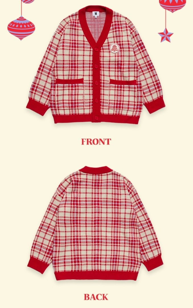 BTS Little Wishes カーディガン BTS Little Wishes カーディガン BTS Little Wishes Holiday