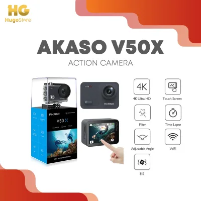 AKASO V50X ACTION CAMERA FULL HD 4K EIS WIRELESS CAM