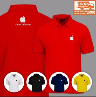 Kaos Polo Shirt Pria / Kaos Kerah Pria / Kaos Distro / Kaos Kerah Pria / Kaos Polo Pria / Kaos.Polo Apple M L XL