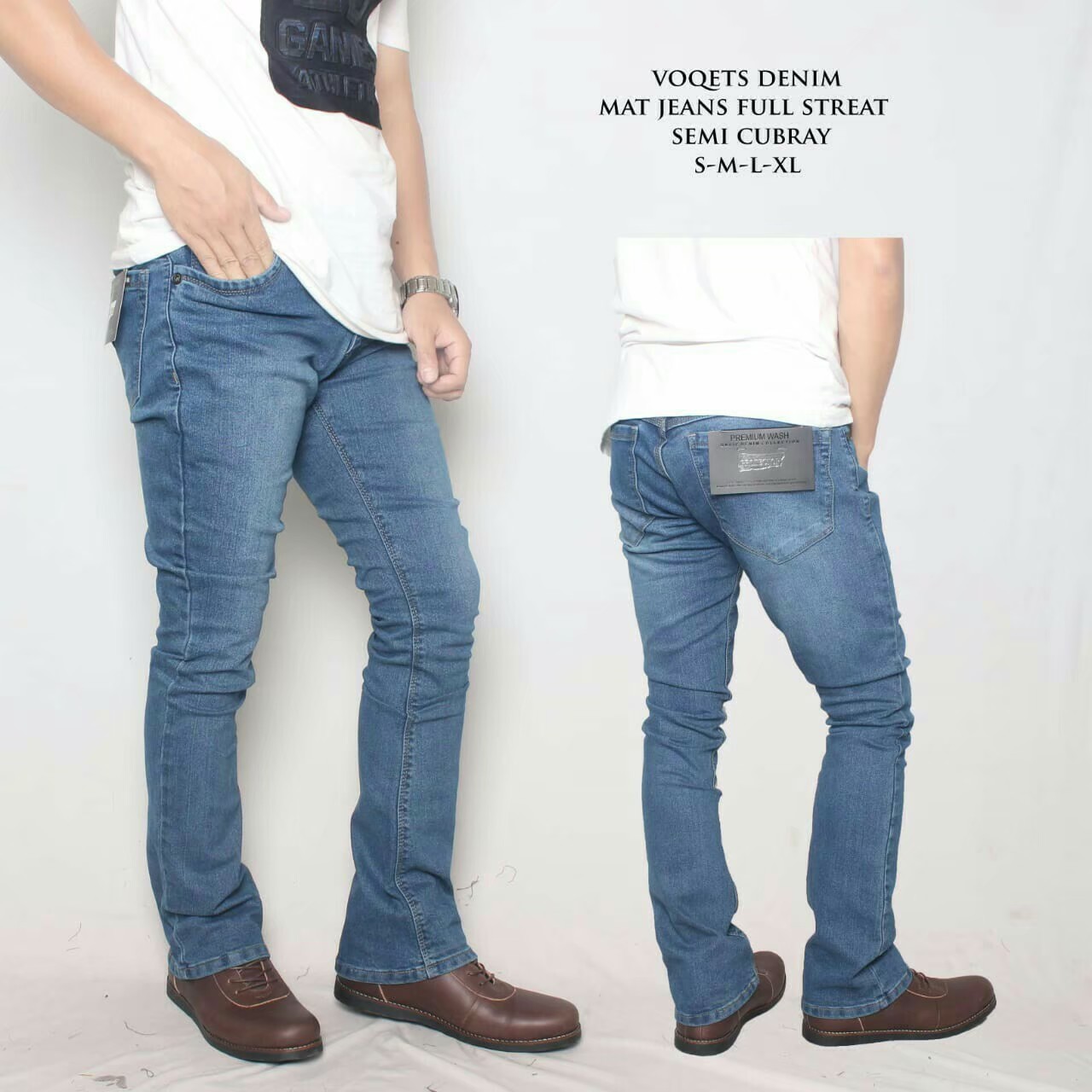 Celana Jeans Cutbray Pria Original 