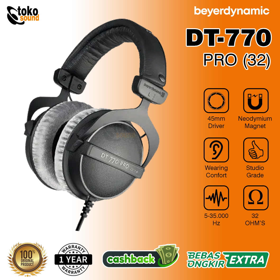 Jual Beyerdynamic Dt 770 Terbaru | Lazada.co.id