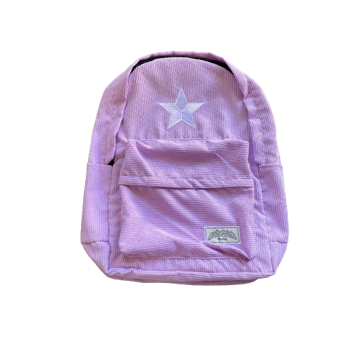 STAR TEAM CORDUROY BACKPACK PURPLE 現貨商品］STAR TEAM CORDUROY