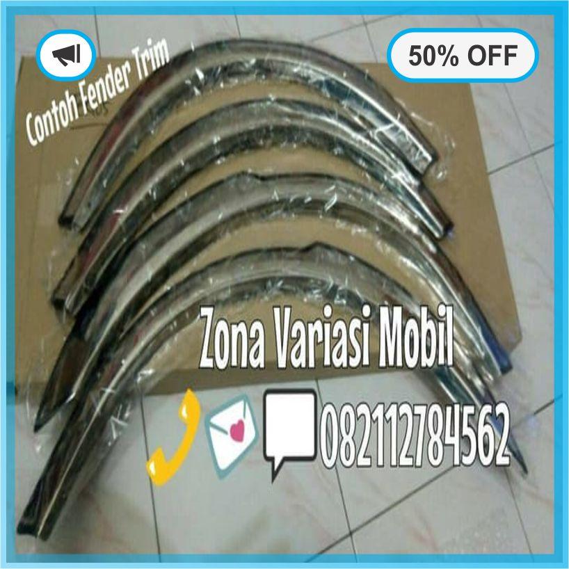 TERBAIK - Fender Trim / Over fender / List atas ban Terios Rush Stainless Tebal - PALING LAKU