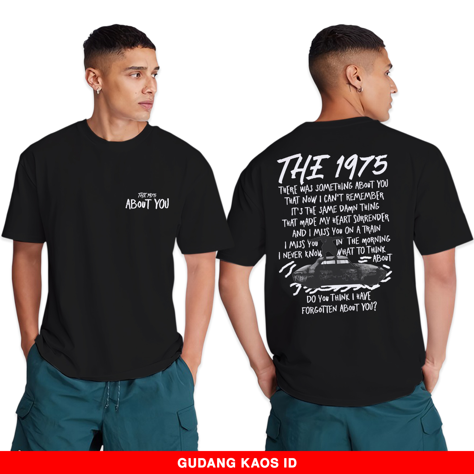 Gudang Kaos Band The 1975 V1- Baju T-Shirt- Kaos Distro Pria