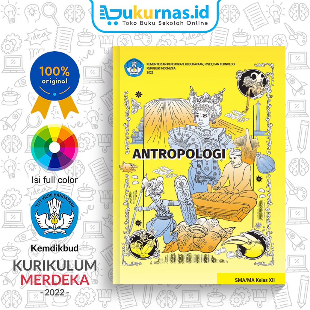 Buku Antropologi SMA/MA Kelas 12 Kurikulum Merdeka Kurmer | Lazada ...