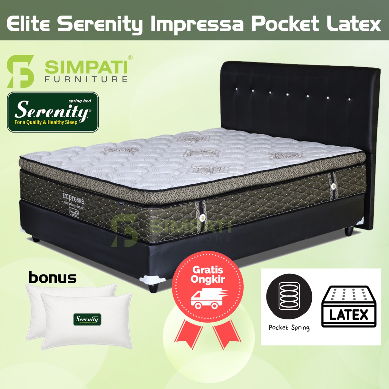 elite serenity impressa pocket spring