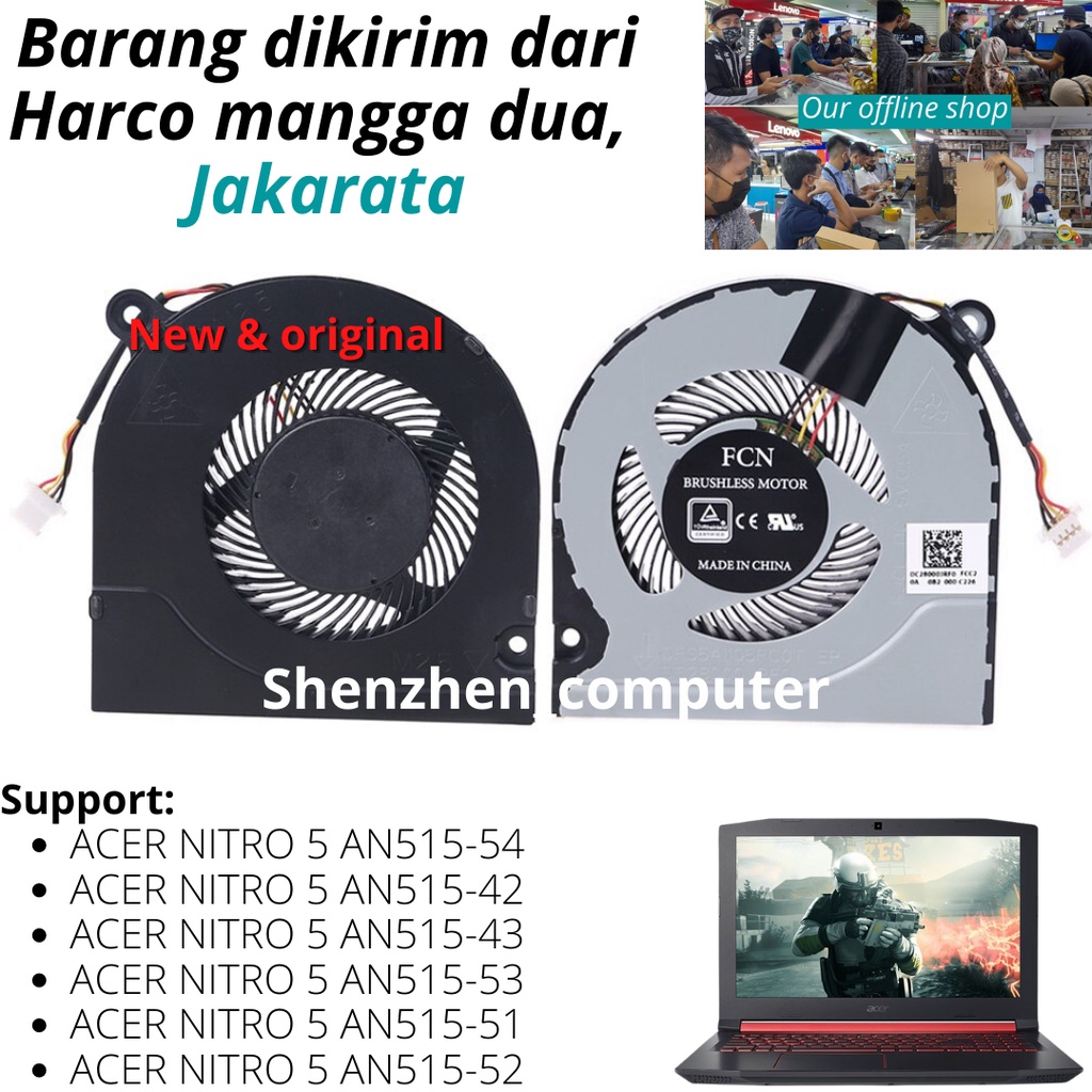 Kipas Cooling Fan acer nitro an515-54 an515-42 an515-43 an515-53