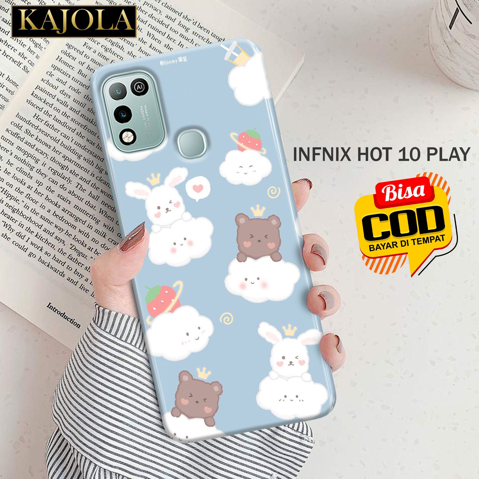 case hp infinix hot 10 play