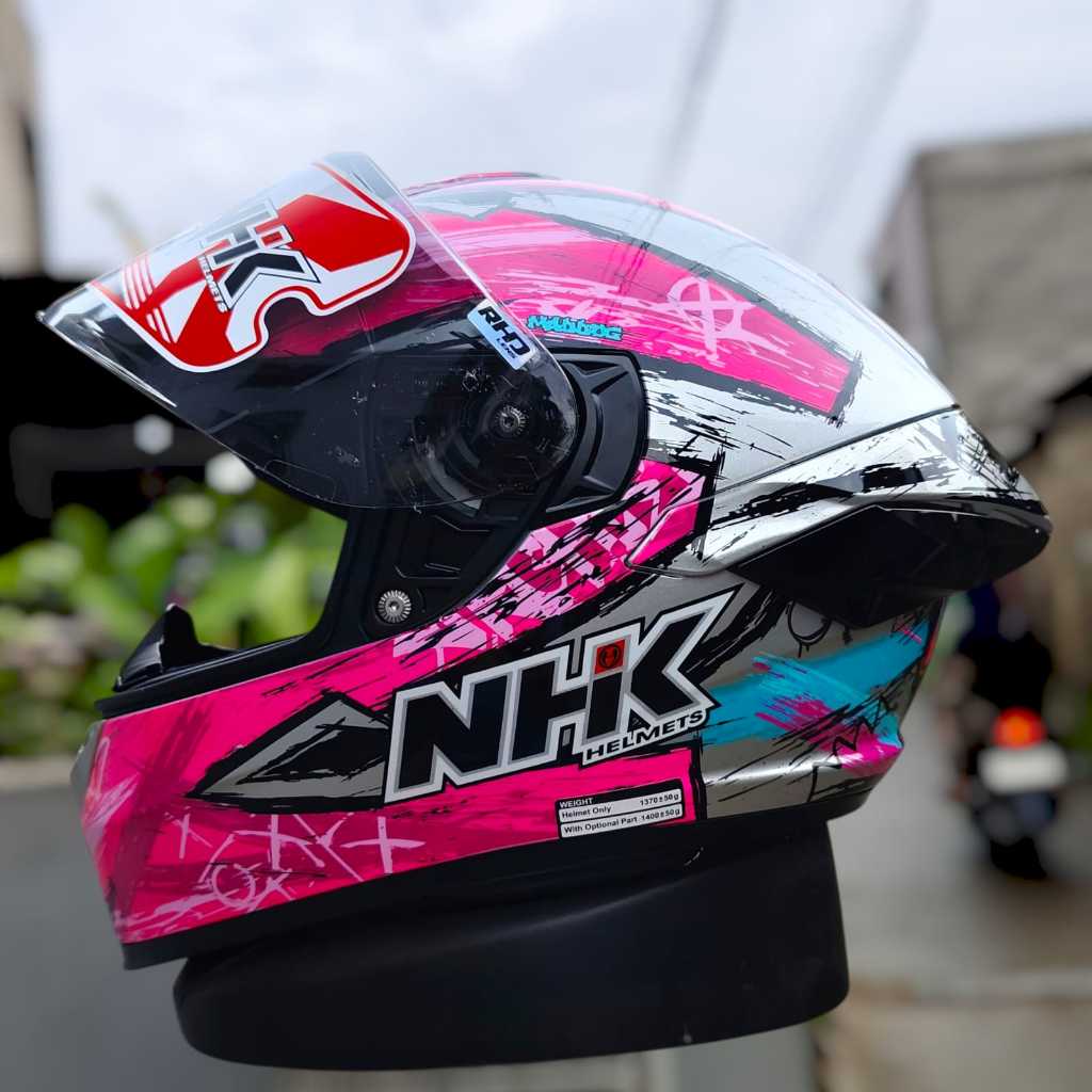 HELM NHK MARK GP ARCHIE VISOR RHD LENS LIGHT SMOKE FULL FACE