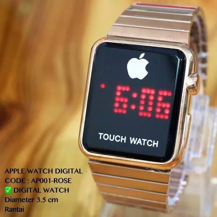 PROMO!!! JAM TANGAN TOUCH WATCH PRIA WANITA LAYAR SENTUH//STAINLESS STELL//FREE BATERAI CADANGAN