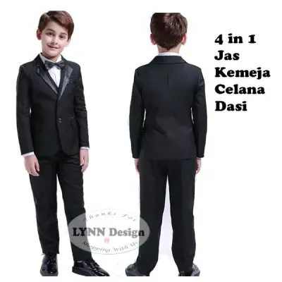 Lynn Design - Setelan tuxedo jas formal anak cowok/ laki laki 1- 13 tahun