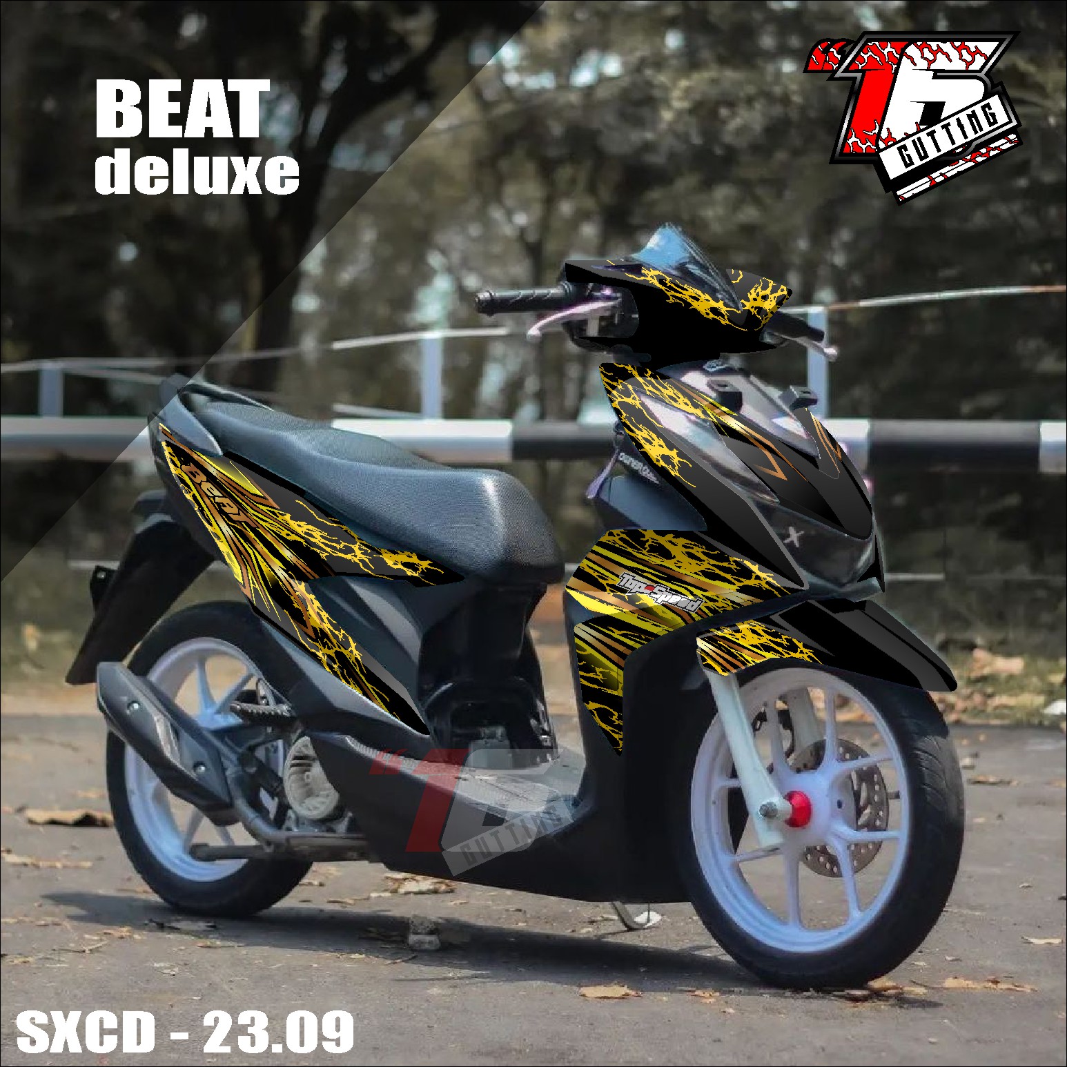 (COD) Decal Beat Deluxe 2020 Decal Sticker Beat Deluxe 2021 tebaru SXC