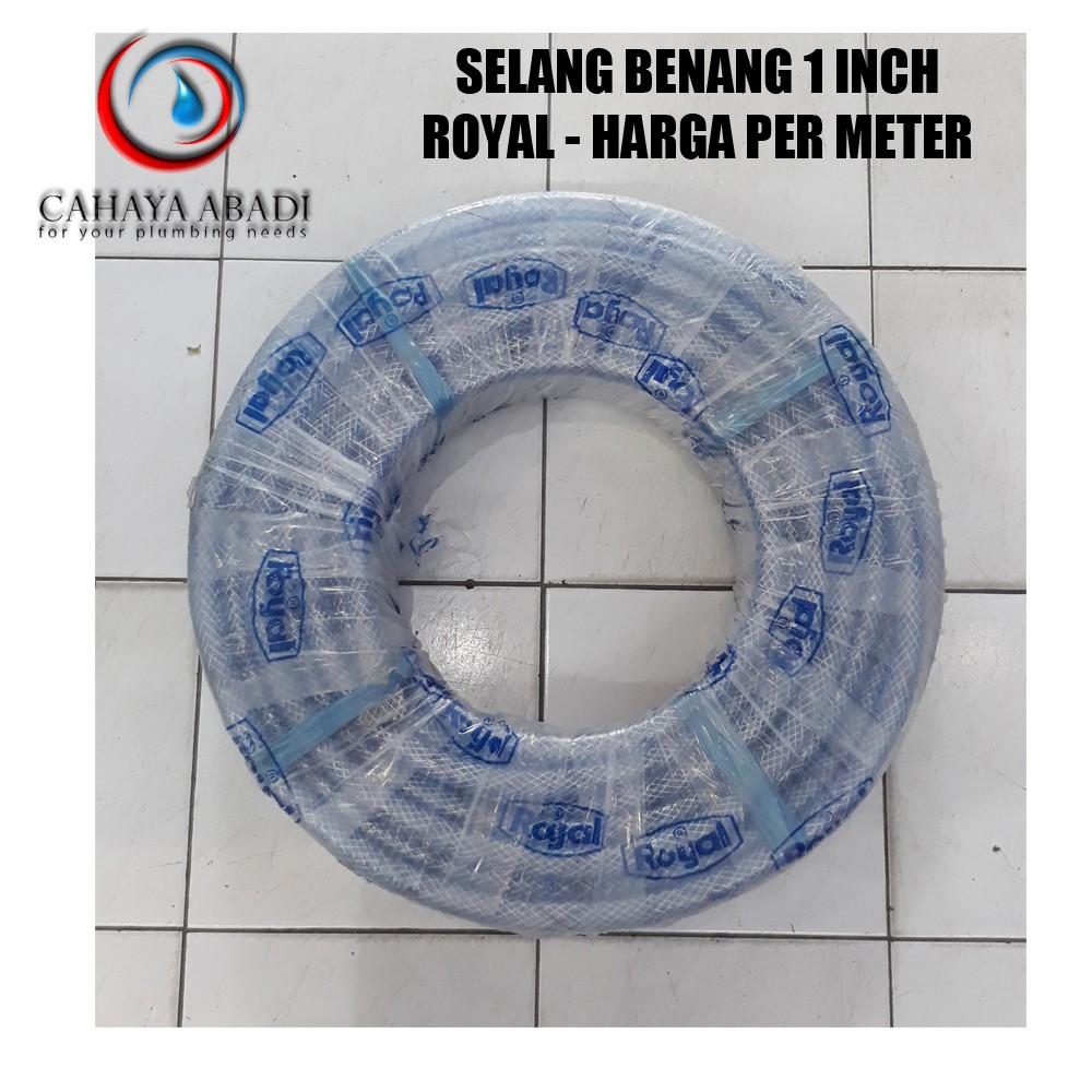 SELANG AIR 1 INCH - HARGA PER METER - ROYAL - SELANG BENANG | Lazada ...