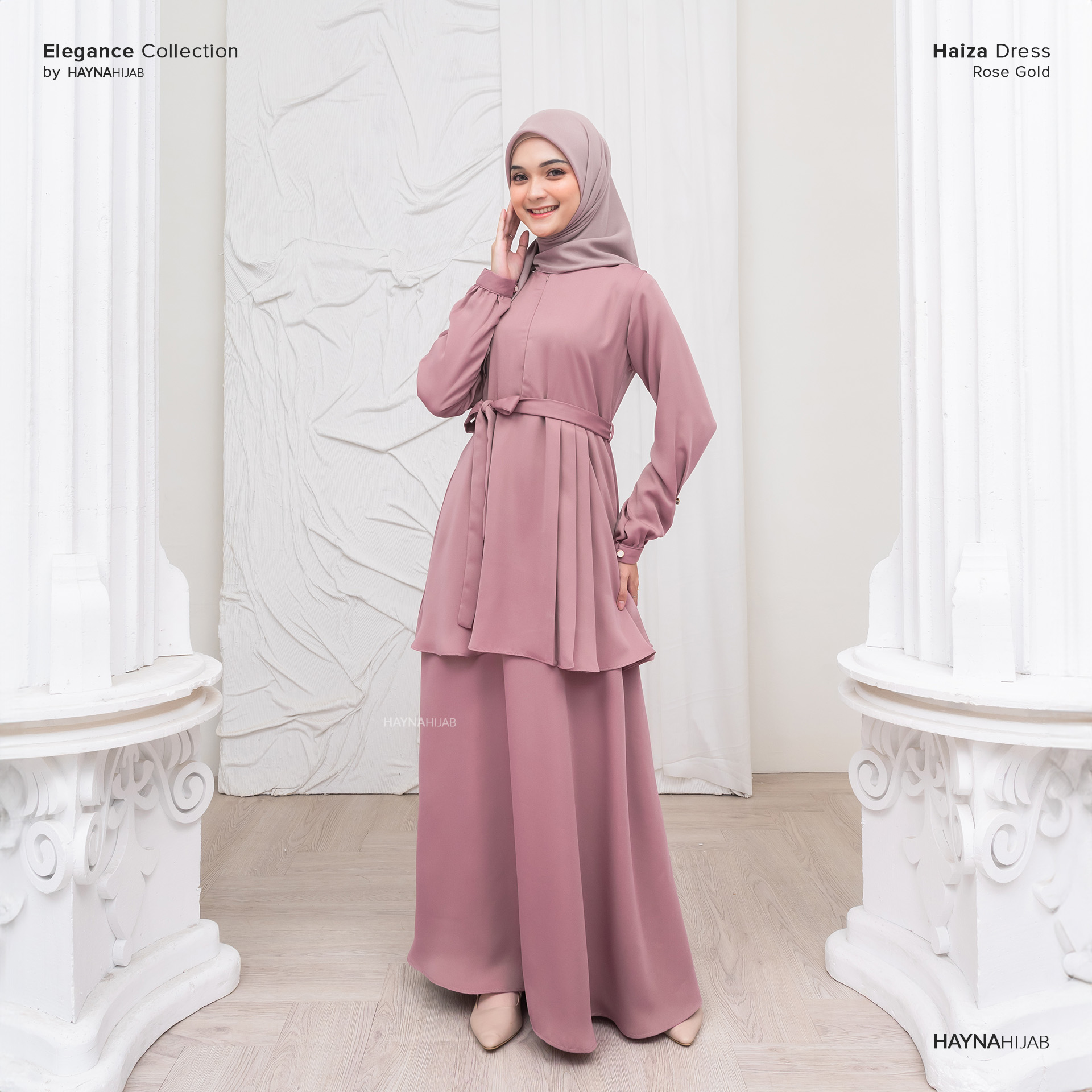 dress rose gold hijab ROSE GOLD Modal Mini main image 1