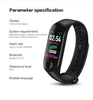 m3 plus smart wristband