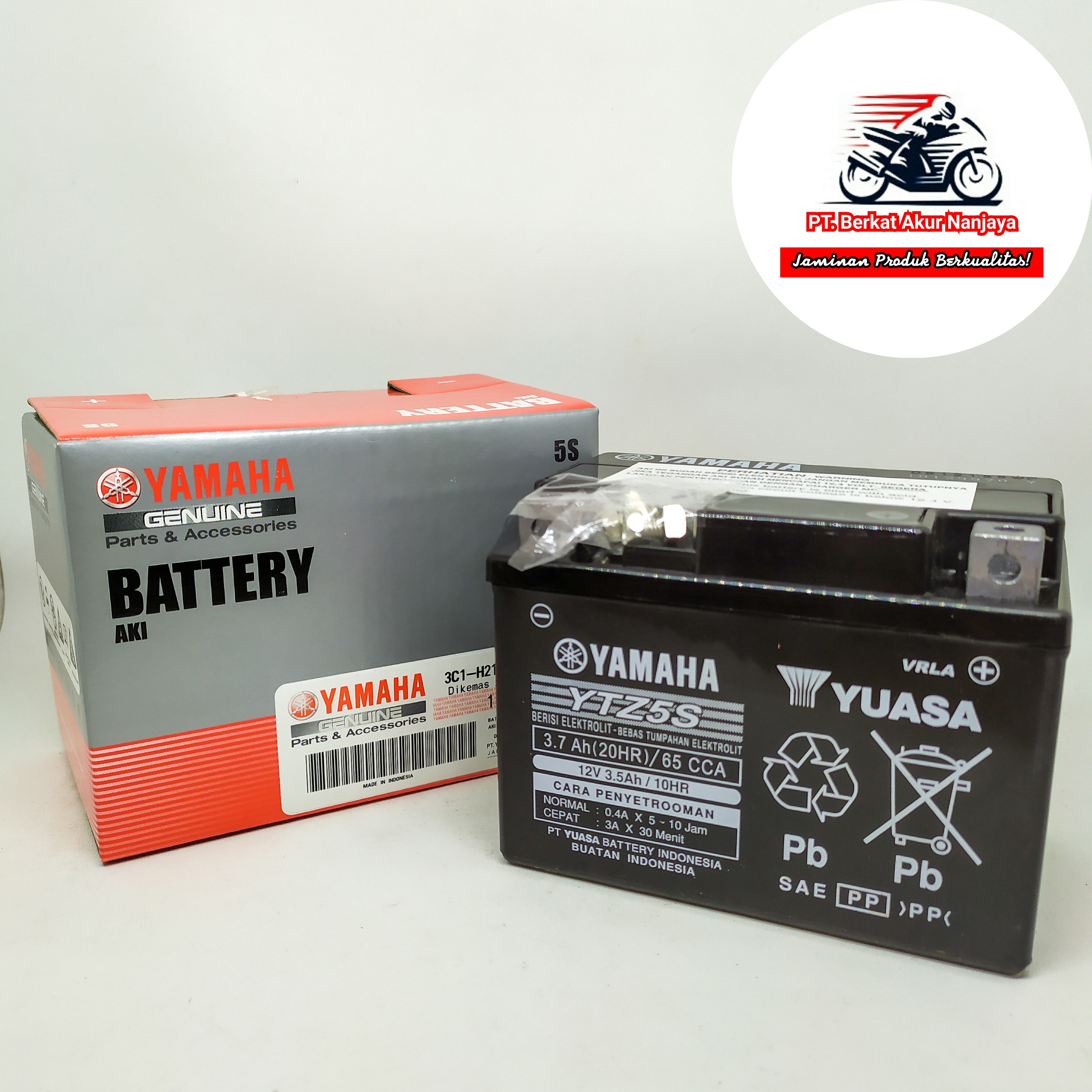 Aki Motor Kering YAMAHA - Yuasa YTZ5S 12V 3.5Ah Race It BOSCH | Lazada