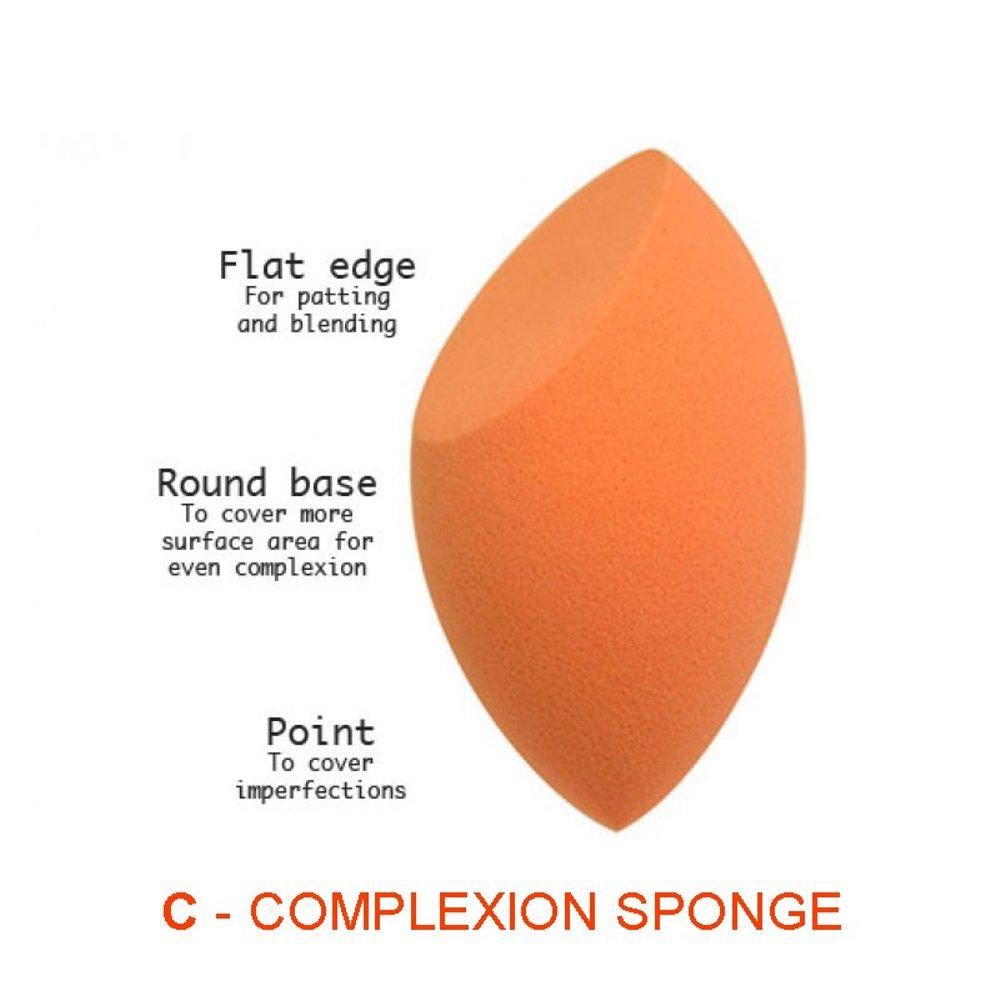 Complexion Sponge Beauty Blender Spon Miring / Spon Potong - Random Color 1 Pcs