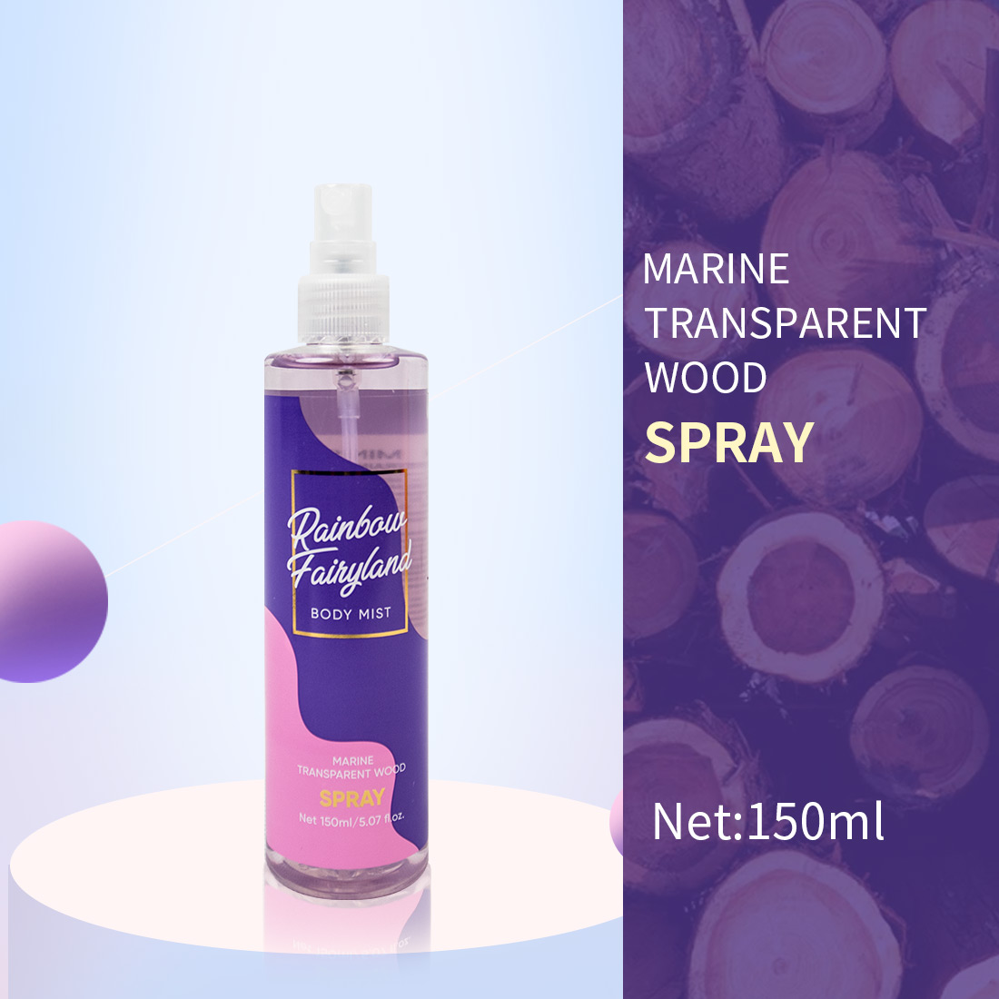 MINISO Body Mist Parfum Perfum Spray Wanita Pria 150ml Pengharum Badan