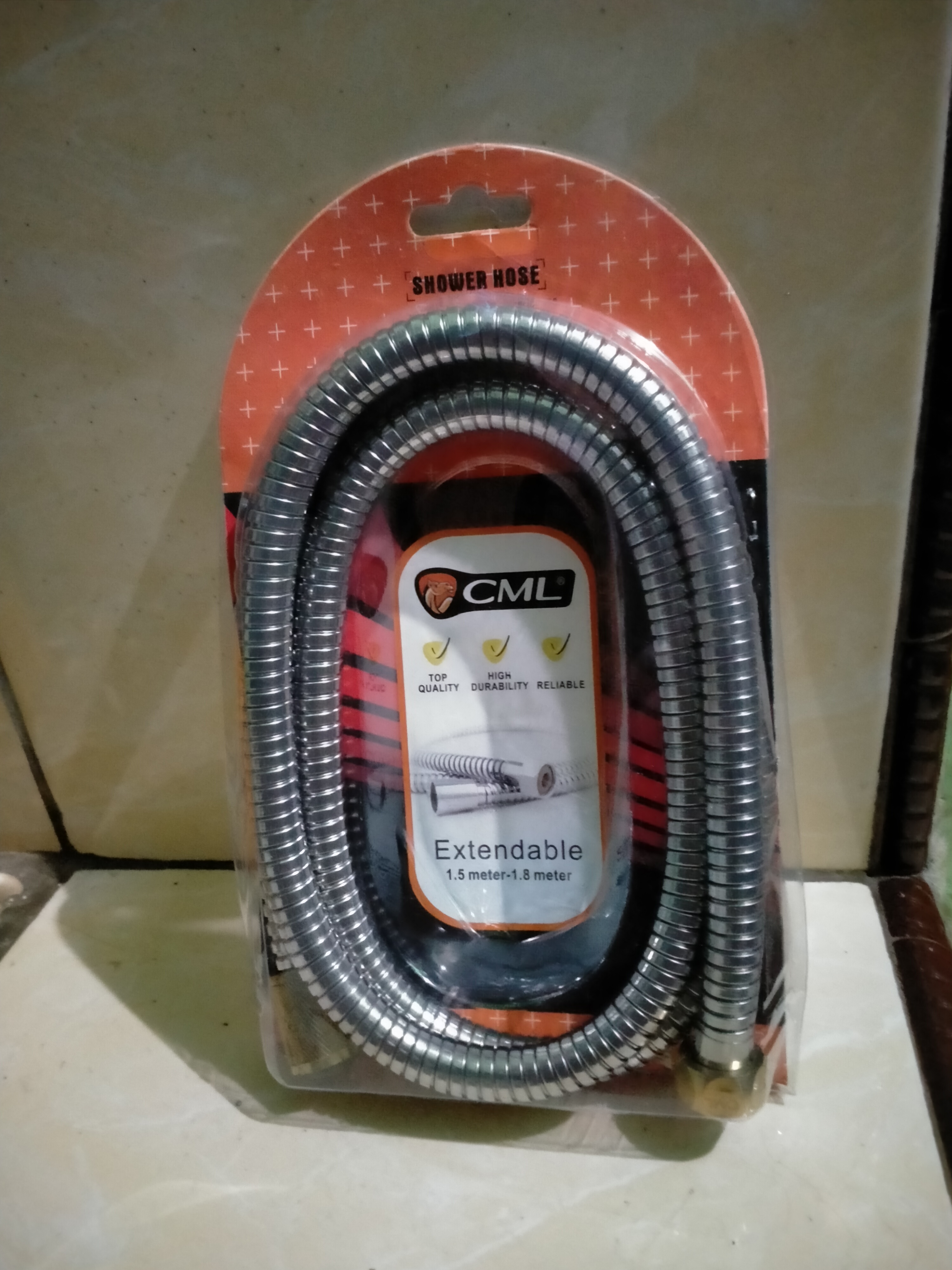 selang shower 150cm slang shower kepala Kuningan 1,5 meter Lazada