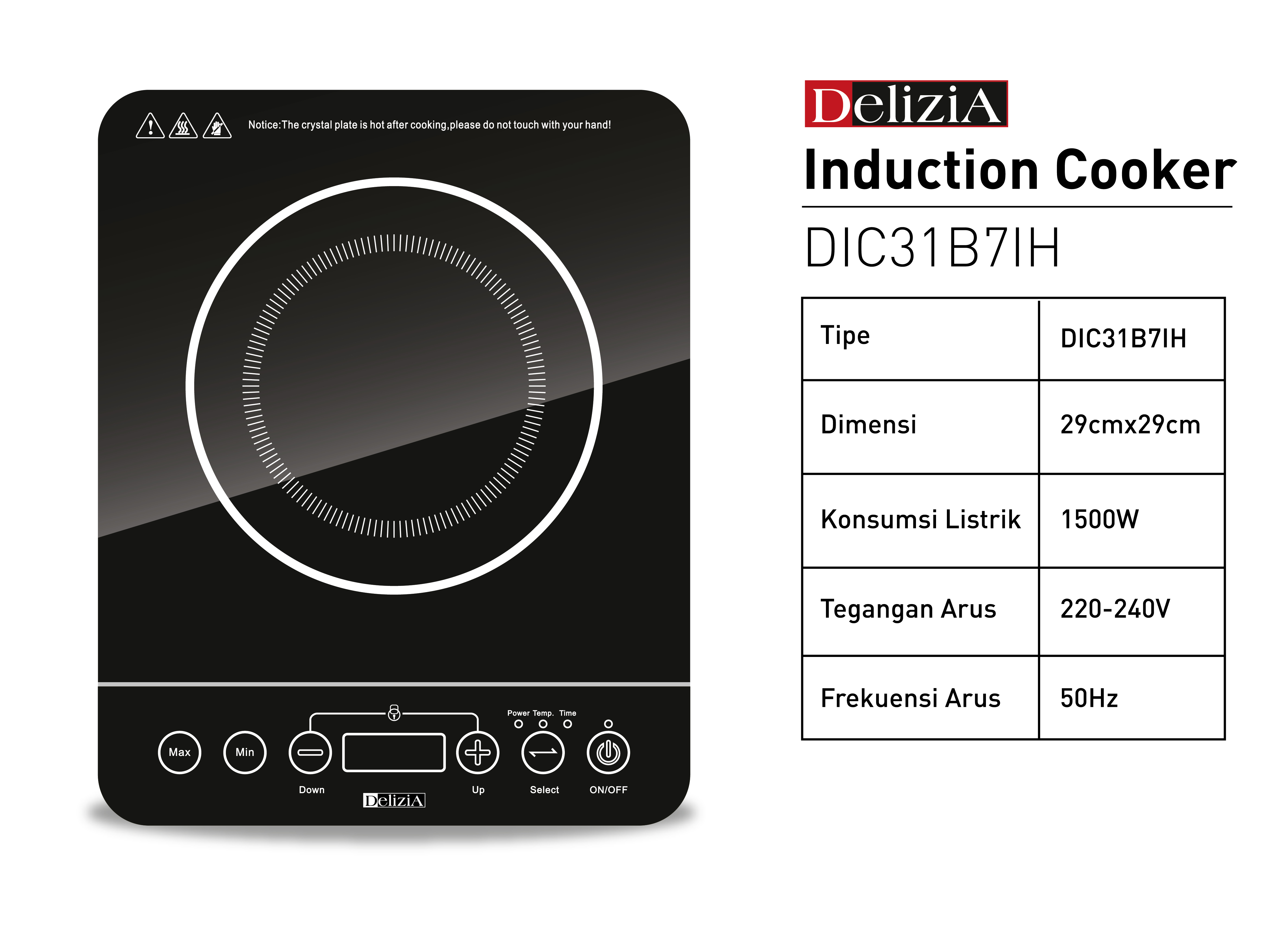 contempo induction cooker manual