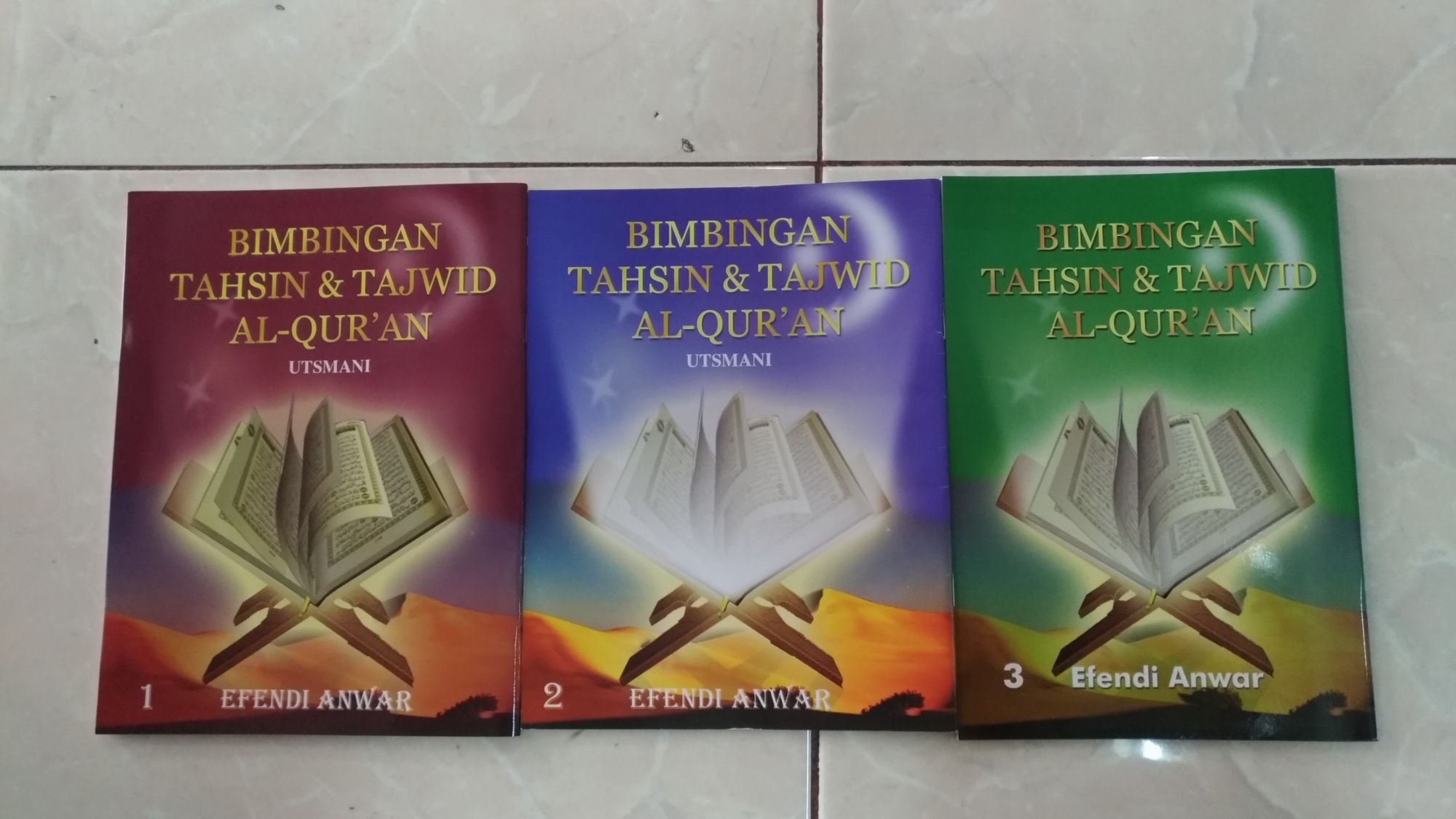 1set Tahsin Utsmani Jilid 1 2 3 Ustad Efendi Anwar Lazada Indonesia