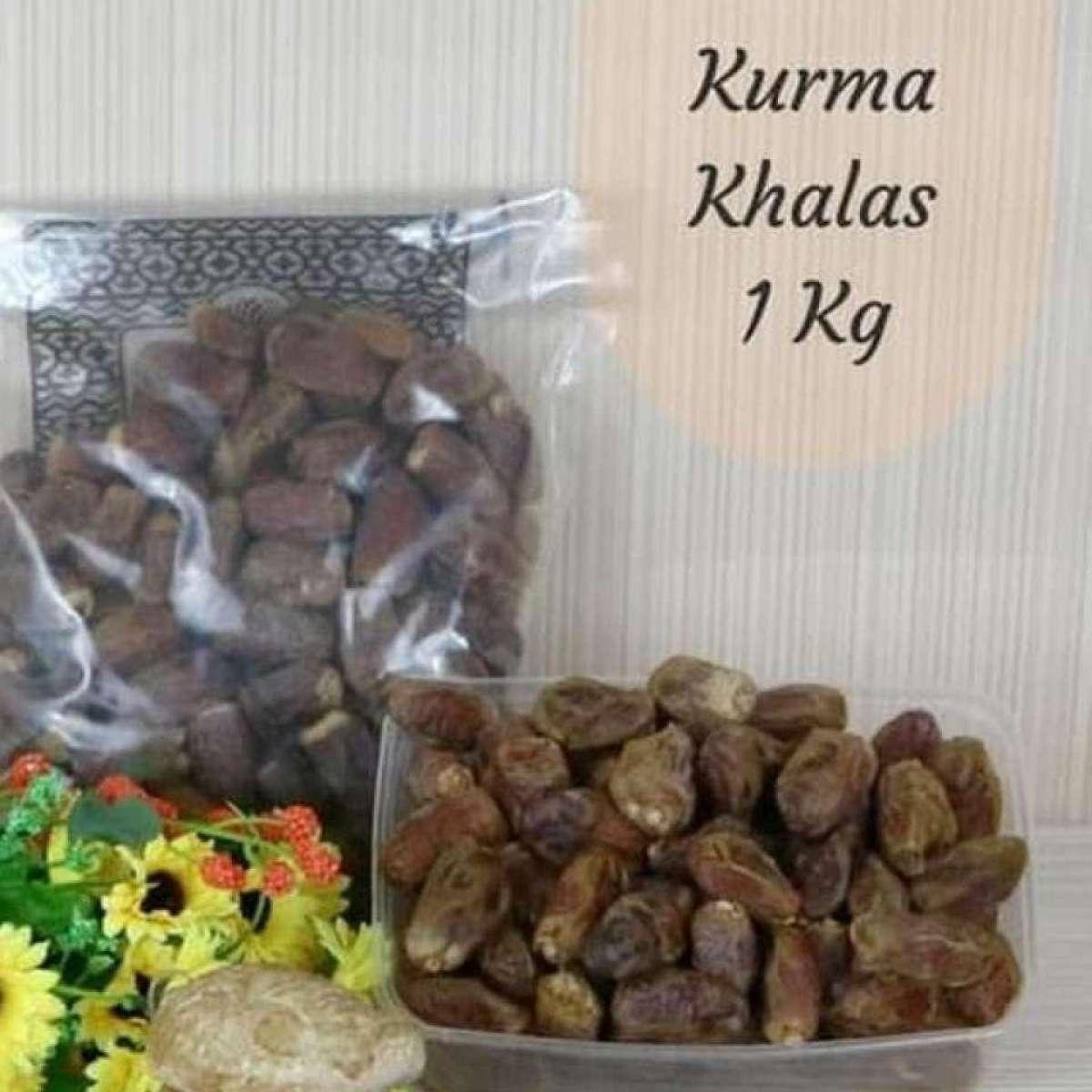 Kurma KHALAS Curah 1Kg 1 KG Sekilo TANPA LABEL