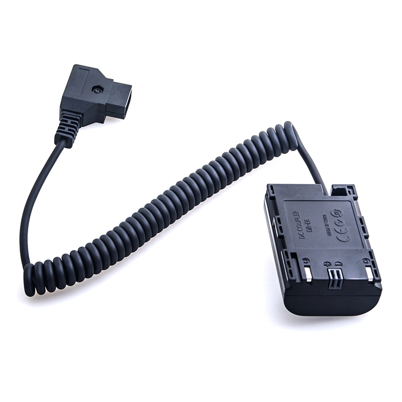 Batería Simulada De LP E6 Al Adaptador De La Cámara De Hirose 4 Pin Male 100cm Camera Power Adapter